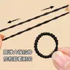 Pequeñas Gomas Elásticas para Coletas de Mujer, No Dañan el Cabello, Coletas para Niños, Anillos para el Cabello, Alta Elasticidad, Coletas Duraderas, Accesorios para el Cabello con Cubierta de Cuero Little Chirp