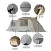 Tienda de campaña túnel de una habitación y una sala de estar para aumentar el espacio, protección contra la lluvia y el sol, tienda de campaña estilo camping al aire libre, tienda de campaña plegable de estructura integrada