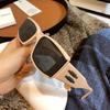 Óculos de Sol de Unha de Arroz Armação Grande Quadrada 2021 Novo Mesmo Estilo do Little Red Book Óculos de Sol da Moda Óculos de Sol da Moda Feminina