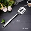 Espátula de acero inoxidable, colador, cuchara para sopa, juego de cuatro piezas, pala para saltear casera, pala para freír, utensilios de cocina, venta directa de fábrica