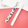Lima de uñas ultrafina, Tira pulidora con forma de cuchillo, Tira lijadora de uñas, Herramienta de reparación de uñas de chapa de madera, Lima de uñas ultrafina con forma de cuchillo