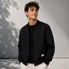 Cardigan de malha com zíper de marca da moda, best-seller transfronteiriço, suéter masculino, direto do fabricante