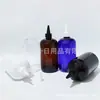 Botella corta y regordeta con tapa puntiaguda, botella de pegamento transparente de 480 ml, botella de esencia, botella de pasta de color, botella de loción