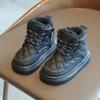 Zapatos de Invierno para Niños 2025 Lana de Cordero Engrosados Botines Cortos Botas de Algodón Versátiles Botas de Nieve para Niños Niños y Niñas Zapatos de Algodón Calientes