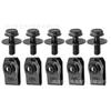 35 piezas cubierta de coche pernos protectores de carrocería 70 piezas tornillos de hierro lámina de hierro fijada hebilla de coche metal clip en U