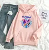 Sudadera con capucha y estampado de anime huntrix, corte holgado de moda para hombres y mujeres, disponible en varios colores, sudadera de otoño e invierno, venta al por mayor de fábrica