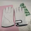 Luvas de soldagem de pele de carneiro Luvas de motorista de trabalho de pele de carneiro japonesas para jardinagem, pesca, proteção de trabalho curto, passeio