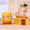 Juguetes de casa de juegos de mini muebles transfronterizos, escena en miniatura, cocina pequeña, casa de muñecas, sala de estar, decoración de escritorio, modelo