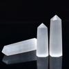 Columna de energía para molienda de piedra prismática hexagonal de una sola punta de yeso natural, fabricantes del Mar de China Oriental, ventas calientes transfronterizas al por mayor