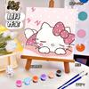 20*20 Desenho Animado Pintura a Óleo Digital DIY Colorir Pintura Decorativa Genshin Flor Pintura a Óleo Pintura a Óleo Digital Infantil Atacado