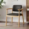 Silla con Reposabrazos Minimalista Moderna, Silla con Respaldo Estilo Nórdico, Silla de Reunión para Balcón, Silla de Té para Ocio, Silla de Anfitrión, Silla Individual