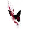 Pegatinas de Tatuaje de Mariposas de Colores al por Mayor Impermeables y de Larga Duración Pegatinas Combinadas de Mariposas Acuarela Soñadoras para Pecho, Cintura y Brazos