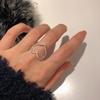 Celebridade da Internet Designer de Nicho Doce Presente Celebridade da Internet Versátil Anel de Amor Personalizado para Mulheres