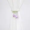 Atrapasueños para cortinas al por mayor del fabricante con cierres magnéticos de perlas, sujetacortinas de tul tipo tulipán, accesorios decorativos creativos para cortinas, cordones