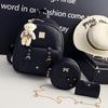Nueva Mochila PU Estilo Coreano para Estudiantes Casual Nueva Moda Estilo Coreano Versátil Bolsa Escolar Bolsa de Viaje Mochila para Mujeres