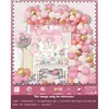 Ins Juego de Globos para Decoración de Cumpleaños Niños Niñas Fiesta de Cumpleaños de Bebé Accesorios para Disfrazar Escena