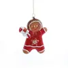 Nuevo Colgante de Hombre de Jengibre de Plástico Colgante Decoración de Árbol de Navidad Suministros Adornos Suministros de Decoración de Atmósfera En Stock
