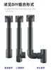 Tubo de PVC Cinza Escuro Tubo Cinza para Abastecimento de Água Conexões Rígidas de UPVC 20 25 32 50mm Tubos de Água Superior e Inferior para Aquário de Plástico