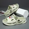 Zapatillas Casuales de Verano Resistentes al Desgaste para Hombre Sandalias de Personalidad Antideslizantes para Hombre de Exterior Chanclas para Hombre