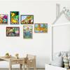 Marco de Fotos para Niños Colgante de Pared Simple y Sencillo Plástico A3 Marco A4 Póster 8K Pequeño 4K Marco de Fotos A5 Mesa Abierta 4