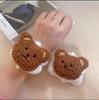 Pulsera para la muñeca con cara de coolomi linda, a prueba de humedad, impermeable, absorbente, anillo de mano para niños, adulto, para lavar, manga no mojada, anillo para el pelo, femenino