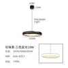 Lámpara de araña de restaurante de lujo ligero, de tres cabezales, moderna, simple, para dormitorio, mesita de noche, lámpara colgante pequeña, minimalista, nórdica, para mesa de comedor, bar