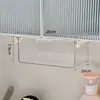 Gabinete de Banheiro Transparente Sem Furos Rack de Armazenamento para Lavatório Gaveta Tipo Caixa de Armazenamento para Batom Cosméticos Caixa de Armazenamento de Espelho