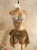 Ropa de mujer transfronteriza europea y americana YYF: cadena de pecho con cuentas, cadena de metal, cadena de cuello con borla, cadena corporal, sujetador con cuentas