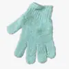 Toalha de banho para esfregar luvas para esfregar lama nas costas nylon banho esfregar luvas esfoliantes fortes logo