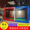 Marco de Futbol Drone Inflable Marco Inflable Valla de Entrenamiento Competición de Vuelo Rendimiento Marco Tridimensional Móvil