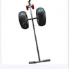 Soporte para pulidora de carros barra de tiro barra de tracción carro de pulidora de carros ruedas auxiliares para caminar llantas sólidas