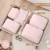 Bolsas de Armazenamento para Viagem Organização de Roupas Separação Bolsas Portáteis de Compressão para Roupas Mala Roupa Íntima Jaqueta de Penas Artefato de Armazenamento