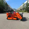 Cortacésped Pequeño de Orugas Control Remoto Agrícola, Máquina Cortacésped de Alta Potencia Todo Terreno, Máquina Desmalezadora Multifuncional