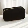 Nuevo Estuche de Pana, Bolsa de Cosméticos Sencilla, Neceser Portátil de Gran Capacidad, Caja de Papelería, Bolsa de Almacenamiento para Viajes de Negocios