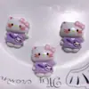 Accesorios de Resina de Gato Kt de Dibujos Animados DIY Funda para Teléfono Móvil Accesorios para el Cabello Decoraciones para Zapatos Pegatinas para Vasos de Agua Pegatinas para Refrigerador Adornos para Coche Decoración Colgante