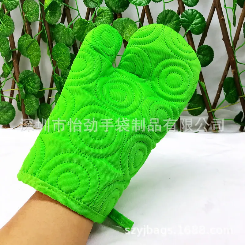 罗纹5层隔热手套