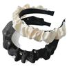 Diadema Plisada Corona Alta de Gipsofila para Mujer, Nuevo Pasador Francés Vintage de Estilo Veraniego para Celebridades de Internet, Diadema Elegante