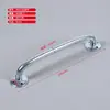 Manípulo Redondo de Aço Galvanizado Base de Placa Sólida para Manípulo de Porta Industrial Manípulo de Fábrica para Porta de Ferro Grande Deslizante Manípulo para Porta de Correr