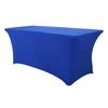 Funda de mesa elástica personalizada de fábrica funda de mesa de cóctel funda de mesa rectangular elástica para reuniones al aire libre mantel elástico para mesa