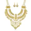 Directo de fábrica moda moneda estilo retro media luna borla cadena gruesa collar corto para clavícula en stock