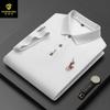 Camiseta Polo de Manga Corta para Hombre Parson Long 2026 Estilo Nuevo Cuello Solapa Algodón Puro Bordado Piqué Polo para Hombres de Mediana Edad