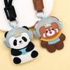 Llavero Colgante de Cuero de Dibujos Animados Lindos Colgante para Coche Bolsa Forma de Animal Mascota Regalo Creativo de Navidad