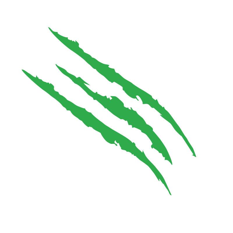 40厘米抓痕绿色