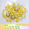 250g Mosaico Mixto DIY Materiales Creativos Hechos a Mano para Hacer Cuentas Sueltas de Vidrio de Cristal de Colores Decoración