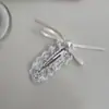 Pinza para el pelo de estilo ballet dulce de encaje con lazo de perlas y cinta BB Clip Lateral Borde del Cabello Roto de Verano