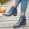 Botines Chelsea 2025 Otoño e Invierno Estilo Nuevo Calados Puntiagudos Tacón Cuadrado Bajo Botas Transfronterizas Botines Individuales para Mujer Cremallera Lateral