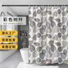 Cortina de Ducha Peva Impresa en 3D Transfronteriza en Stock con Forro Transparente, Impermeable, Antiadherente, Antimoho, Cortina Divisoria de Baño Engrosada