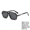 Gafas de Sol Metálicas Estilo Aviador, Montura Cuadrada Grande, Doble Puente, Varillas Huecas, Sombrilla Exterior Unisex, En Stock