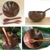 Juego de Palillos de Madera de Coco, Sin Pintar, Sin Cera, Antideslizantes, Palillos de Madera de Coco de Hainan, Biodegradables, 5 Pares al por Mayor
