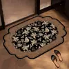 Tapete de Chão para Banheiro de Lama Diatomácea Transfronteiriço Estilo Clássico Tapete Antiderrapante para Banheiro Tapete de Chão de Secagem Rápida Absorvente de Água Fabricante